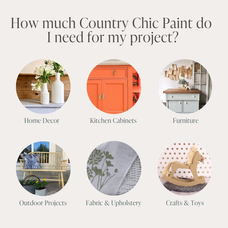 Country Chic Paint Country Chic All-in-One Chalk Paint for Furniture, Cabinets, Home Decor, Eco-Friendly, Matte Finish, Built-In Primer & Top Coat for Wood, Metal - Dune Grass (Green) - 4 oz (118 ml) - Image 4